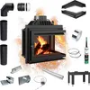 Inserto per caminetto in ghisa KRATKI SIMPLE destra 8 kW Ø Anteprima dell’immagine prodotto 1