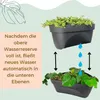 Blumentopf groß draußen Erdbeertopf Pflanzturm Blumentopf Produktbild-Vorschau 6