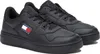 A pair of black Tommy Hilfiger sneakers on a white background. Anteprima dell’immagine prodotto