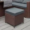 Sitzgruppe Lounge Gartenmöbel Sitzecke Rattan Polyrattan Produktbild-Vorschau 7