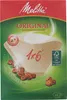 Melitta Filtertüten naturbraun Gr.1x6 40ST Produktbild-Vorschau 1