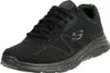 A black Skechers athletic shoe is shown from a slightly elevated side angle against a white background. Produktbild-Vorschau