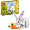 LEGO 31133 Creator 3in1 Weißer Hase Tierspielzeug Set mit Produktbild-Vorschau 1