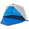 vidaXL Tenda da spiaggia 3 persone blu azzurro sgancio Anteprima dell’immagine prodotto 1