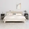 vidaXL Nachttische HAMAR 2 Stk. Hellgrau 40x35x62 cm Produktbild-Vorschau 2