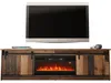RTV GRANERO + meuble de cheminée 200x56.7x35 bois ancien Voir les images du produit 3
