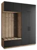 Masseno Garderobe-Set REMA 200/240/60 cm Modern Produktbild-Vorschau 1