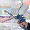 BITUXX® HVLP Lackierpistolen 2er Set Druckluftpistolen Produktbild-Vorschau 5