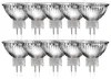 10 X Reflector Halógeno MR16 20W GU5, 3 12V Longlife 4000h Vista previa de la imagen del producto 1