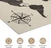 MuchoWow® Poster Weltkarte - Holz - Kompassrose 90x60 cm - Produktbild-Vorschau 2