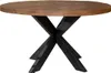 Brix - Runder Monderne Esszimmertisch Brix - Mangoholz - Produktbild-Vorschau 7