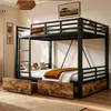 Letto a castello MODFU 140x200, letto per ragazzi con ampi Anteprima dell’immagine prodotto 1