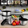 HI NATURE™ Juego de 6 Cuencos para Mezclar con Tapa – Bols Vista previa de la imagen del producto 2