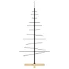 The Living Store Weihnachtsbaum Metall mit Holzständer Produktbild-Vorschau 4