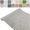 Klebefolie Möbel 45x25 cm - Geometrie Gold Grau - Produktbild-Vorschau 2