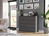 Komoda 120 cm s 8 zásuvkami, skriňa FRAMIRE R-120-S8, Náhľad obrázku produktu 2
