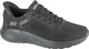 A black Skechers slip-on sneaker is shown from a side angle against a white background. Anteprima dell’immagine prodotto