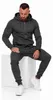 Herren Jogginganzug einfarbig 100% BW 586 Anthrazit XXL Produktbild-Vorschau 4