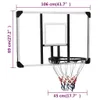 Basketballkorb Transparent 106x69x3 cm Polycarbonat Produktbild-Vorschau 8