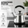 Nerezová konvice na čaj, 1litrová konvice s pískáním, pro Náhled obrázku produktu 5