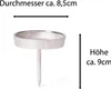 Novaliv 4x Kerzenpick Alu Flach 8,5 cm Produktbild-Vorschau 1