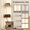 LED Standleuchte, Eckregal, dimmbar, 4 Ablagen, warmweißes Produktbild-Vorschau 7