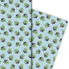 Nettes, leckeres Geschenkpapier zum Einpacken mit Oliven, Produktbild-Vorschau 2