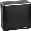 SVITA TM2X30 Noir Poubelle à pédale 60 litres Poubelle Voir les images du produit 8