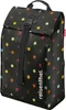 A black polka dot shopping trolley bag. Podgląd zdjęcia produktu