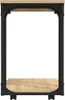 vidaXL Tavolino con rotelle Sonoma 50x35x55,5 cm in Anteprima dell’immagine prodotto 6