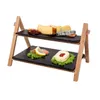 KESPER Etagere 2stöckig Platten Schiefer 45x6x31cm Produktbild-Vorschau 5