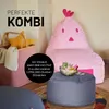 Pouf per bambini LUMALAND Animal Line Chick - Giallo senape Anteprima dell’immagine prodotto 7