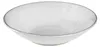 A white ceramic bowl with a speckled pattern and a dark rim. Produktbild-Vorschau