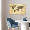 MuchoWow® Poster Weltkarte - Zeitung - Gold 60x40 cm - Produktbild-Vorschau 5