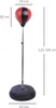 A boxing punching ball set with dimensions indicated. Produktbild-Vorschau