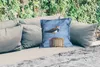 MuchoWow® Outdoor Kissen - Vogel - Tiere - Pfahl - Blau - Produktbild-Vorschau 2