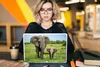 MuchoWow® Laptop Aufkleber Sticker Cover Elefant - Natur - Produktbild-Vorschau 5