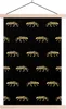 MuchoWow® Textilposter Panther - Muster - Gold 40x60 cm mit Produktbild-Vorschau 1