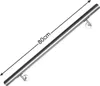 Aopunly Edelstahl Handlauf 50 - 200 cm Treppengeländer Produktbild-Vorschau 2