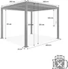 sweeek Pergola Palace Anthrazit, 292x292x211 cm (LxBxH), Produktbild-Vorschau 7