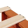 vidaXL Massivholzbett ohne Matratze Wachsbraun 135x190 cm Produktbild-Vorschau 6
