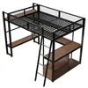 Flieks Etagenbett Metallbett 140x200cm, Hochbett mit Led Produktbild-Vorschau 6