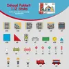 Magnetische bouwstenen treinset, Montessori speelgoed, 112 Productafbeelding-voorbeeld 4