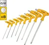Clés hexagonales TOPEX type "T" 2-10 mm, set de 8 pcs. Voir les images du produit 6