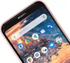 Close-up of a smartphone screen displaying app icons and a Google search bar. Produktbild-Vorschau