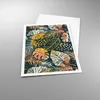 Poster - Poster ohne Rahmen - Blätter modern bunt - 70x100 Produktbild-Vorschau 3