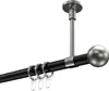 Interdeco Gardinenstange / Vorhangstange Schwarz / Produktbild-Vorschau 1