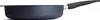 A side view of a dark gray frying pan with a black and red handle against a white background. Produktbild-Vorschau