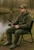 TRIZAND Angelstuhl Faltbar mit Armlehnen Schwarz bis 150 kg Produktbild-Vorschau 9