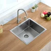 Spülbecken Edelstahl, Spüle Küche 1 becken 50 x 43 cm + Produktbild-Vorschau 2